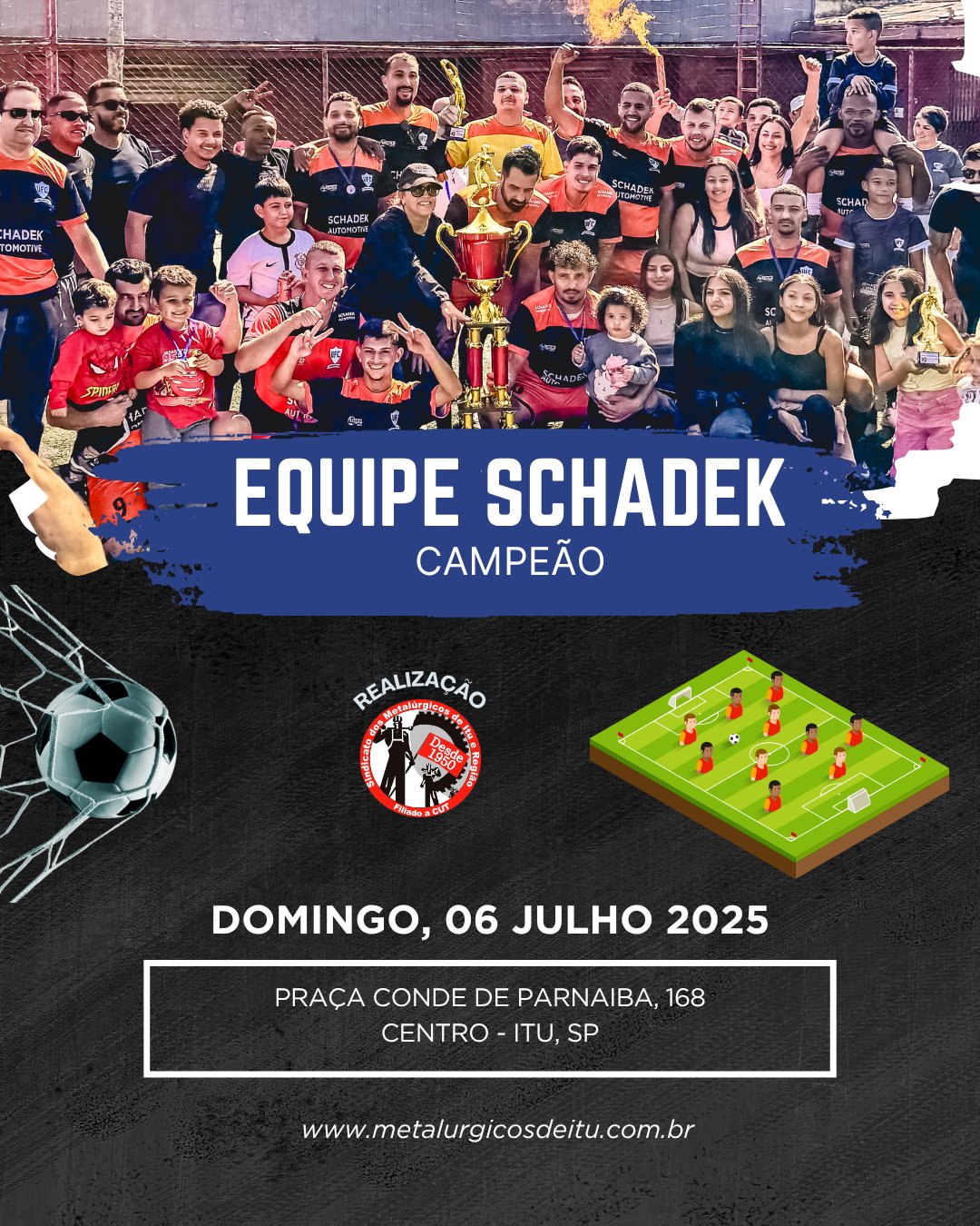 CAMPEÃO: Schadek